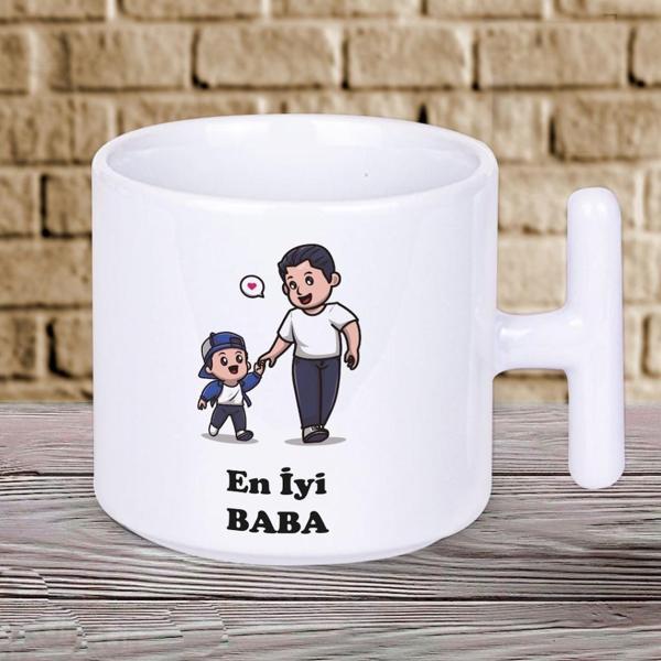 En İyi BABA Babalar Günü Baskılı Kupa Bardak Baskılı Kahve Kupa Bardak - Image 1