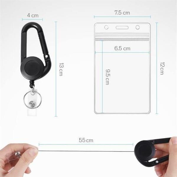 Büro Ev Hediyesi için Teleskopik Karabina Anahtarlık - Image 1