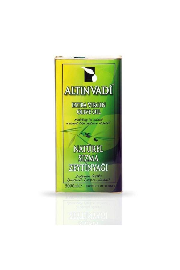 Altınvadi 5 Lt Teneke Naturel Sızma Zeytinyağı Erken Hasat & Soğuk Sıkım - Image 1