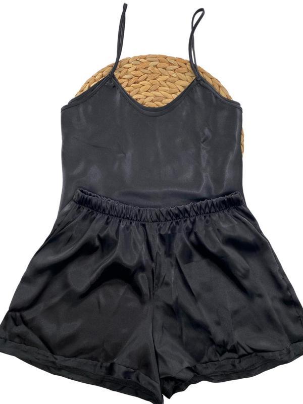 Kadın Saten Şortlu Gecelik Takımı Moongirl - 970 - Image 1