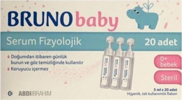 Bruno Baby 5 ml 20'li Flakon Serum Fizyolojik - Image 1