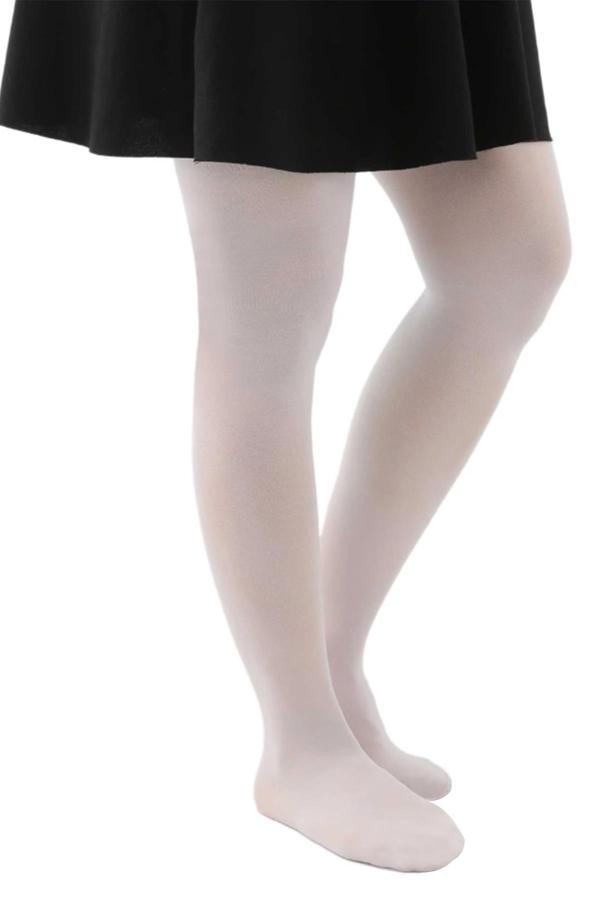 Kız Çocuk Mikro 50 den Külotlu Çorap | Beyaz BC8142 - Image 1