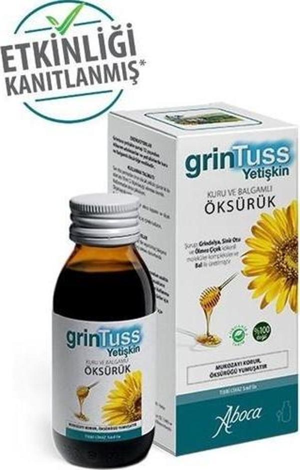 Grintuss Bitkisel Şurup 100 ML - YETİŞKİN - Image 1