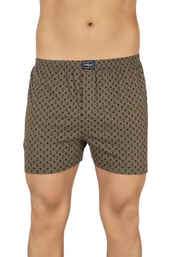 Erkek Pamuklu Desenli Boxer | 11810 - Image 1