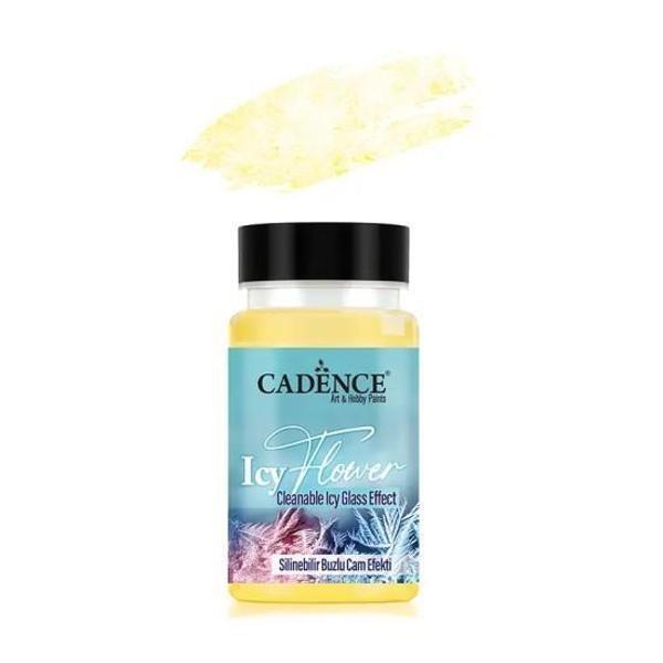 ICY FLOWER SİLİNEBİLİR BUZLU CAM EFEKTİ IF-02 SARI 90ML - Image 1