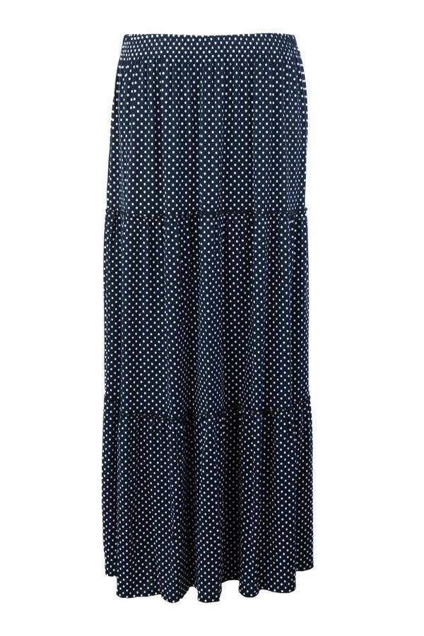 Oppland Kadın Penye Etek Beş Parça Turlu Viskon Kumaş Baharım Model Beli Lastikli Rahat Kesim - Image 1