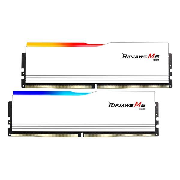 G.Skill Ripjaws M5 RGB F5-6000J3636F16GX2-RM5RW 32GB (2x16GB) DDR5 6000MHz CL36 Masaüstü Bellek - Image 1