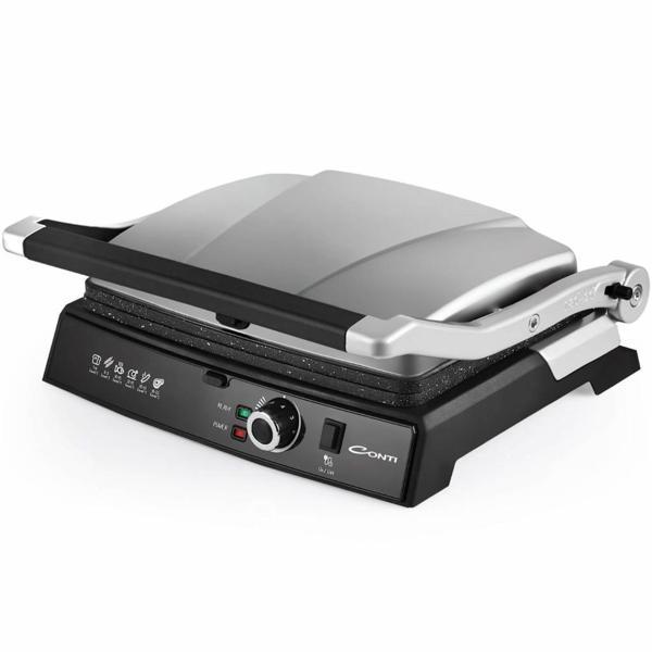 Conti CG-320 Bestost 2000W 6 Dilim Tost & Izgara Makinesi - İnox - Image 1