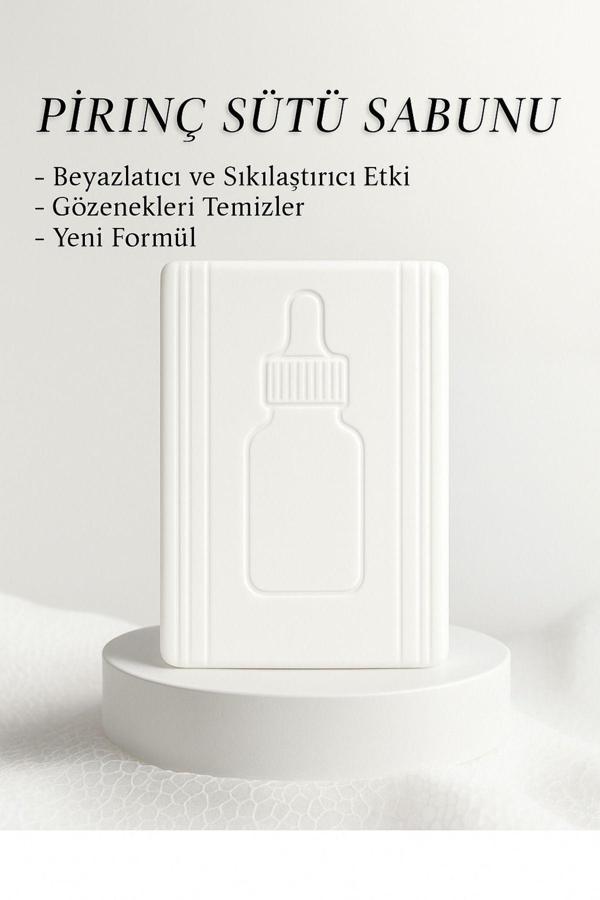 Coolgear %100 Doğal Pirinç Sütü Sabunu | Cilt Aydınlatıcı & Leke Karşıtı – 100Gr - Image 1