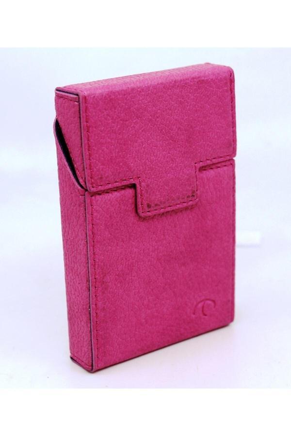 Etaleather Deri Sigara Kutusu – Xsmall Boy / Pembe - Image 1