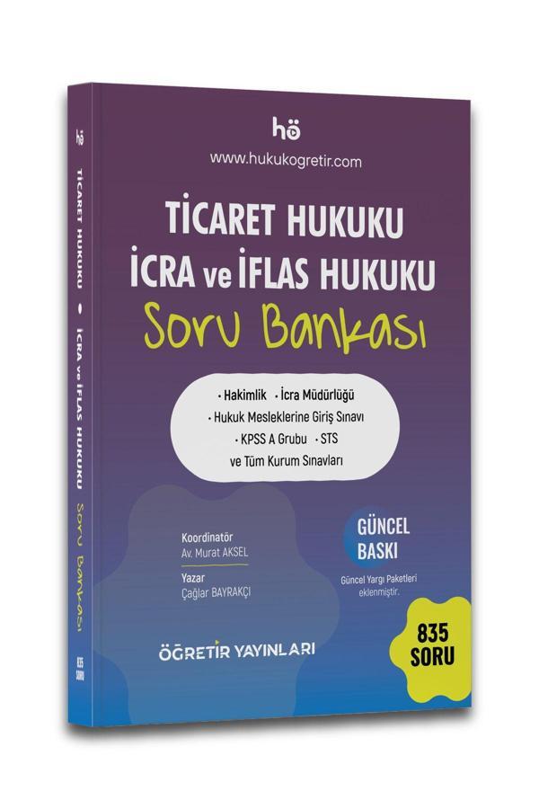 2025 Adli Hakimlik - Ticaret Hukuku - Icra Iflas Hukuku Özel Hukuk Soru Bankası - Hukuk Öğretrir Yayınları - Image 1