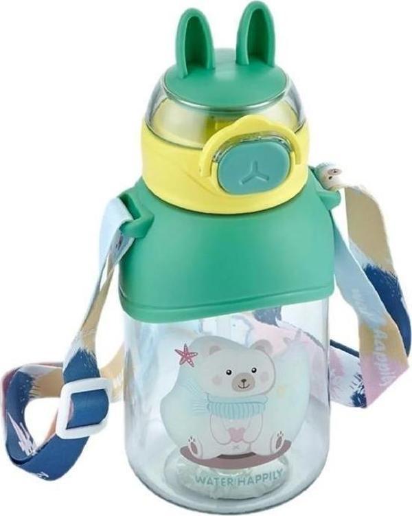 Vagonlife VGN2108 650ml Yeşil Pipetli Matara - Image 1