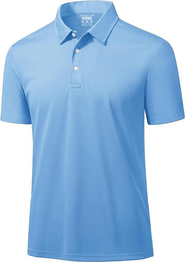 Ghassy Co. Erkek Golf Dry Fit Classic Tenis Casual Polo Yaka T-Shirt - Image 1