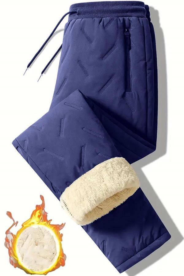 Ghassy Co. Unisex Çift Katman Ultra Termal Su ve Rüzgar Geçirmez Kayak Motorcu İçi Kürklü Pantolon  - Image 1
