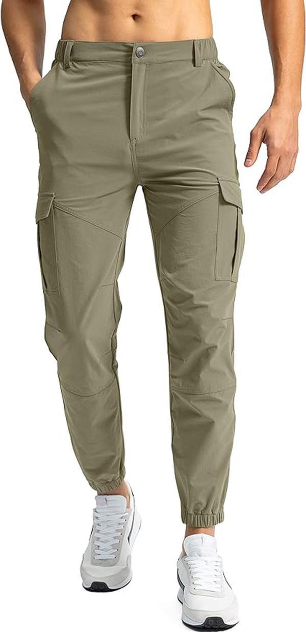 Erkek Doğa Yürüyüşü Golf Ultra Hafif Çok Amaçlı Cepli Kargo Pantolon - Image 1