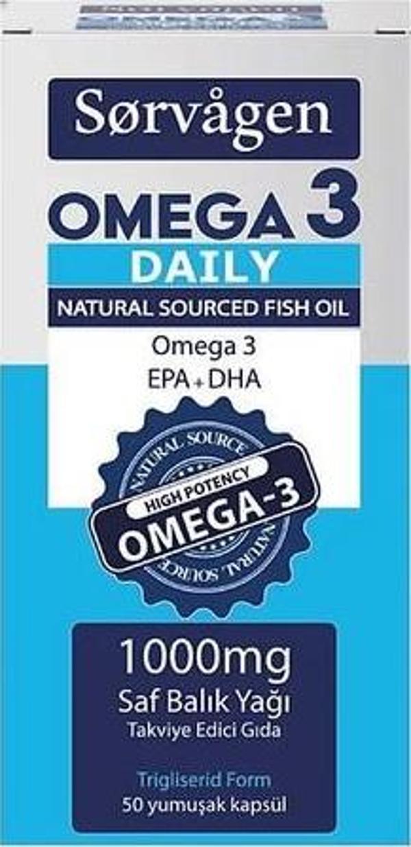 Sorvagren Omegra 3 Daily Saf Balık Yağı 50 Kapsül - Image 1