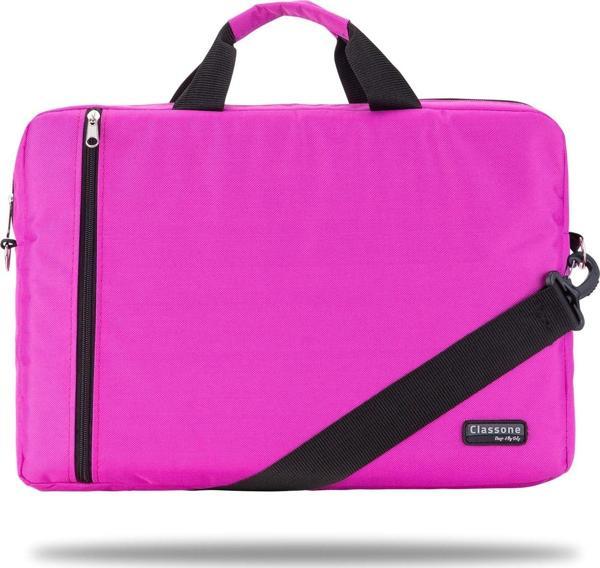 Classone WTX209 WTXpro Serisi Su Geçirmez 15.6 inch Laptop  Notebook El Çantası Fuşya - Image 1