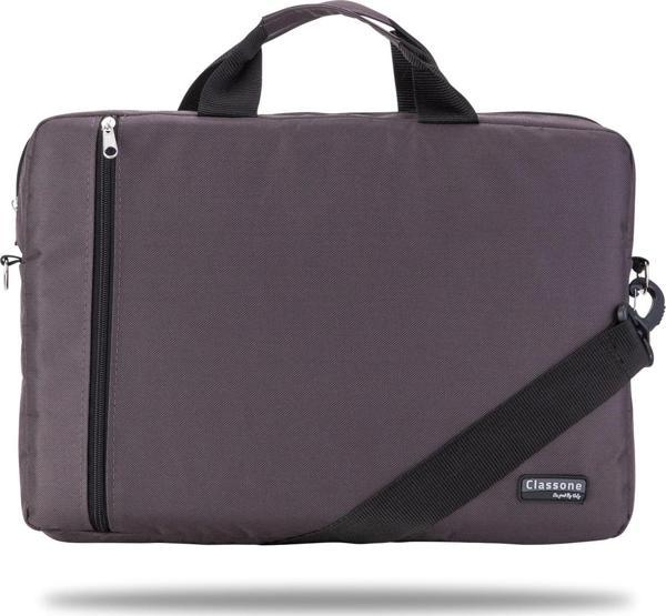 Classone WTX204 WTXpro Serisi Su Geçirmez 15.6 inch Laptop  Notebook El Çantası Gri - Image 1