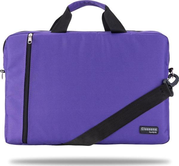 Classone WTX203 WTXpro Serisi Su Geçirmez 15.6 inch Laptop  Notebook El Çantası Mor - Image 1