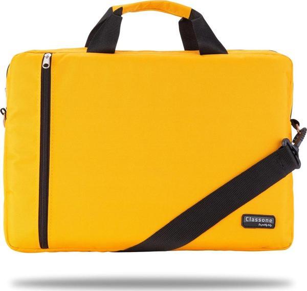 Classone WTX208 WTXpro Serisi Su Geçirmez 15.6 inch Laptop  Notebook El Çantası  Sarı - Image 1