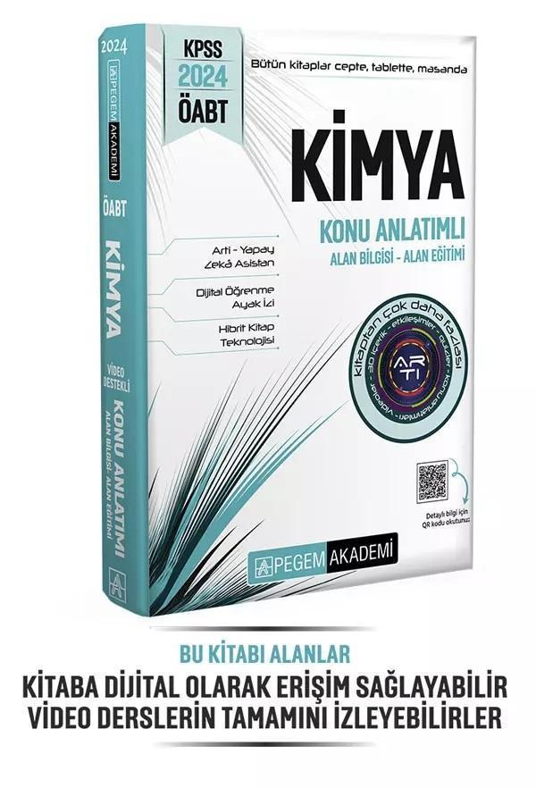 Pegem Akademi Yayıncılık 2024 KPSS ÖABT Kimya Konu Anlatımlı - Pegem Akademi Yayıncılık - Image 1