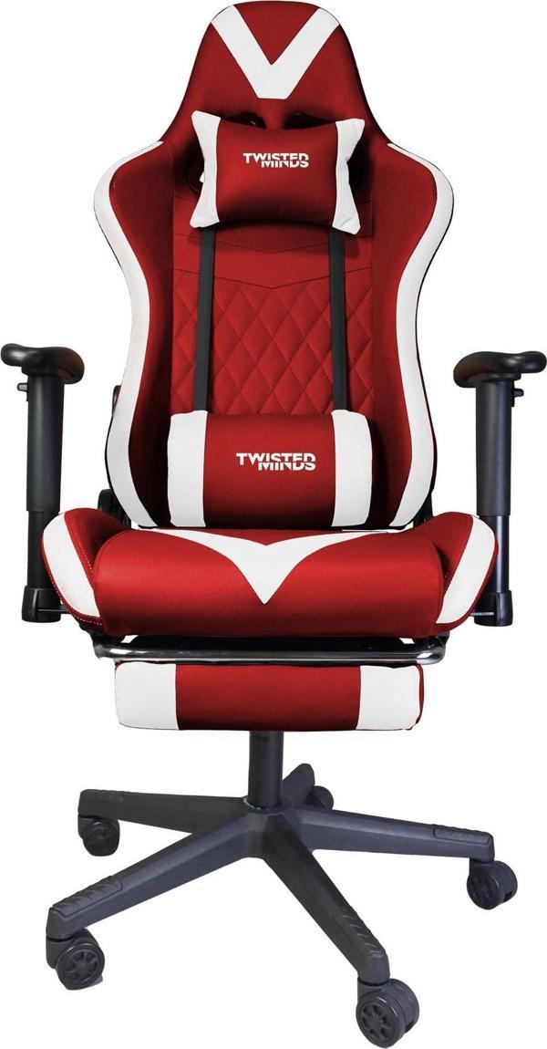 TWISTED MINDS TM8250-RW COMFORT E-SPOR OYUNCU KOLTUĞU - KIRMIZI / BEYAZ - Image 1