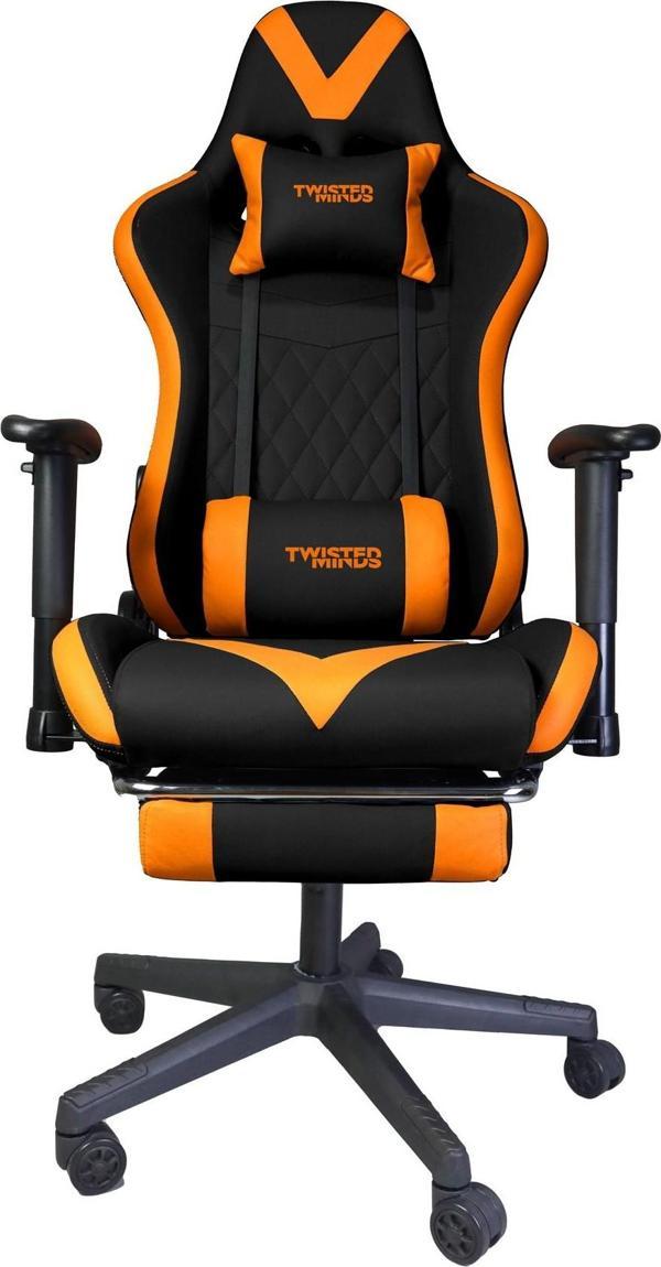 TWISTED MINDS TM8250-NO COMFORT E-SPOR OYUNCU KOLTUĞU - SİYAH / TURUNCU - Image 1
