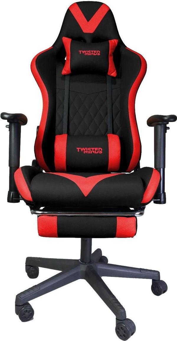 TWISTED MINDS TM8250-NR COMFORT E-SPOR OYUNCU KOLTUĞU - SİYAH / KIRMIZI - Image 1