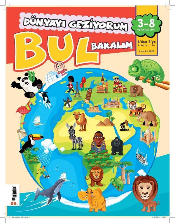 DÜNYAYI GEZİYORUM BUL BAKALIM 2025 - Turkuvaz Dergi - Image 1