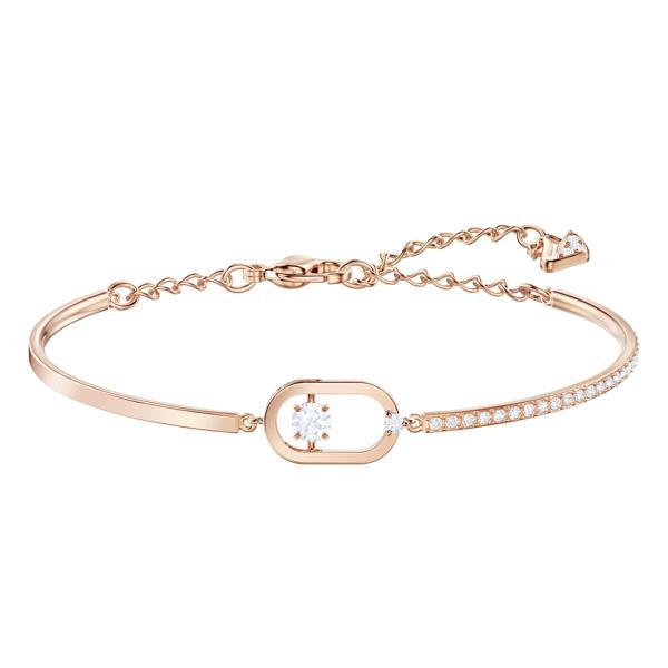 5472382 Swarovski Bilezik North:Bracelet Oval Pave Czwh/Ros M - Image 1