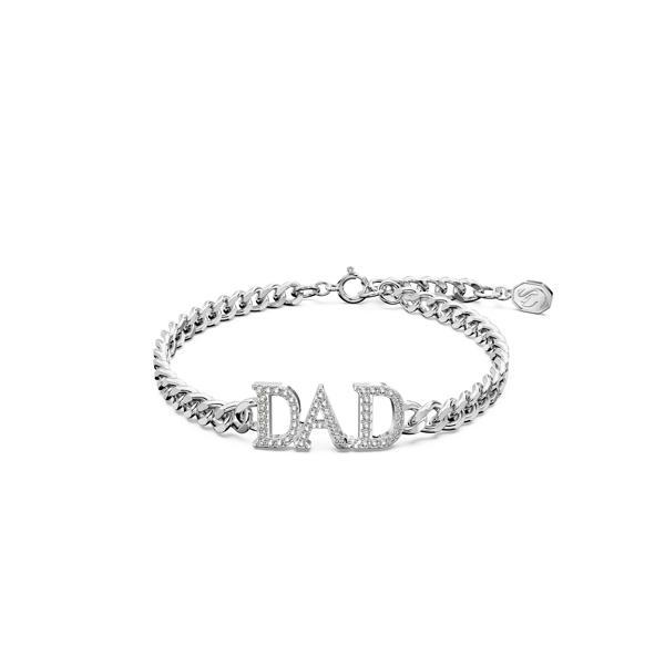 5658330 Swarovski Bilezik Mother'S Day:Bracelet Dad Whi/Rhs L - Image 1