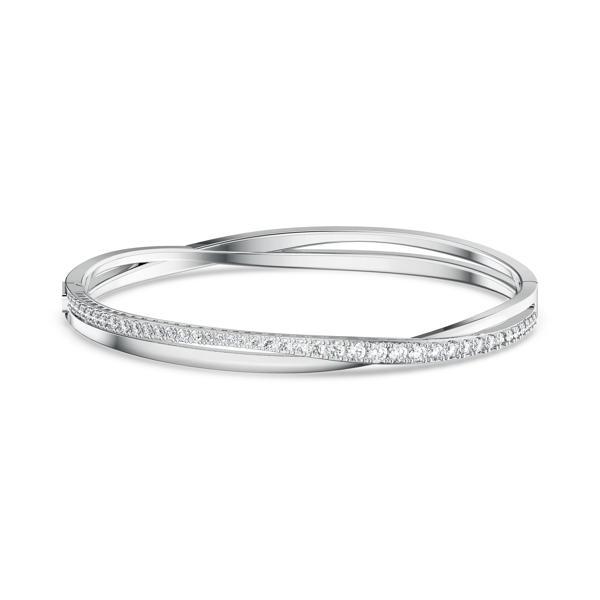 5565210 Swarovski Bilezik Twıst-Bangle Rows Czwh-Rhs M - Image 1