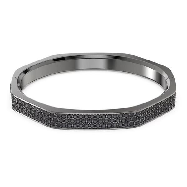 5656842 Swarovski Bilezik Dextera:Bangle Octagon shape, Pave Large Black, Ruthenium plated Size M - Image 1