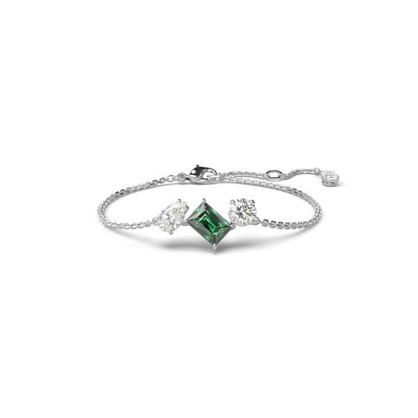 5668360 Swarovski Bilezik Mesmera:Bracelet Green White/Rhs M - Image 1