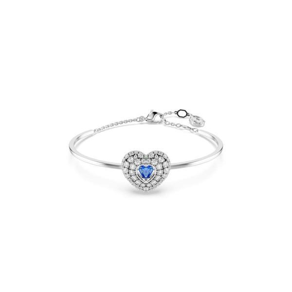 5680393 Swarovski Bilezik Hyperbola:Soft Hrt Blu/Rhs M - Image 1