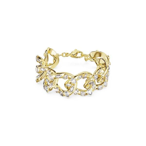 5666027 Swarovski Bilezik Dextera bracelet, Statement, Mixed cuts, White, Gold-tone plated - Image 1