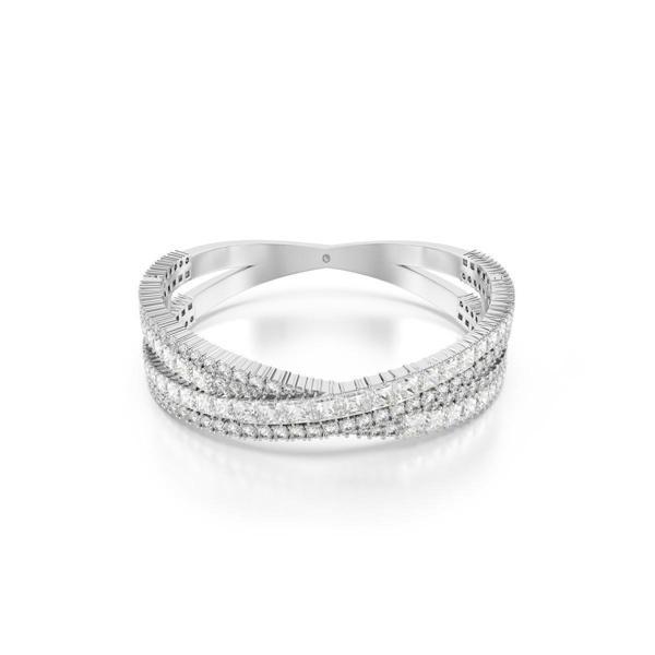 5680269 Swarovski Bilezik Hyperbola:Cuff L Whıte/Rhs M - Image 1