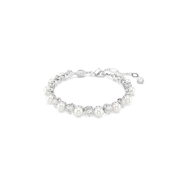 5689625 Swarovski Bilezik Matrıx:Tb Pearl Whıte/Rhs M - Image 1
