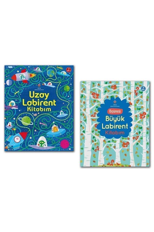 Tübitak Yayınları Büyük Labirent Kitabım Set - Uzay Labirent Üçüncü Büyük Labirent Kitabım 2 Kitap 7 Yaş - Tübitak Yayınları - Image 1