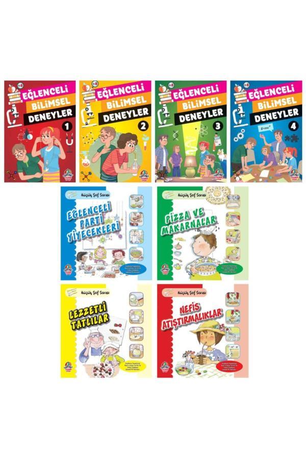 Yağmur Çocuk Eğlenceli Bilimsel Deneyler+Küçük Şef Serisi/7+Yaş/Popüler Bilim/Deney/Yemek Tarifi/Etkinlik/8 Kitap - Yağmur Çocuk - Image 1