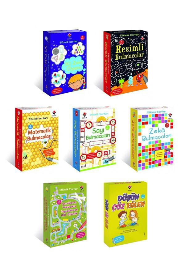 Tübitak Yayınları Etkinlik Kartları 50 Zeka Oyunu Zeka Bulmacaları Matematik Bulmacaları Sayı Bulmacaları Resimli Bul - Tübitak Yayınları - Image 1