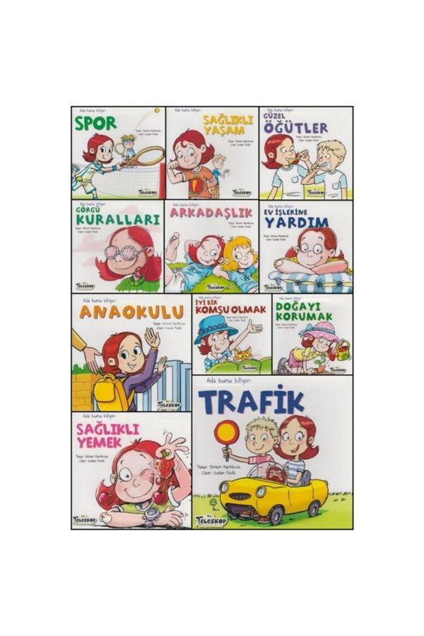 Yağmur Çocuk Ada Bunu Biliyor 11 Kitap Set (Anaokulu Değerler Eğitimi) - Yağmur Çocuk - Image 1