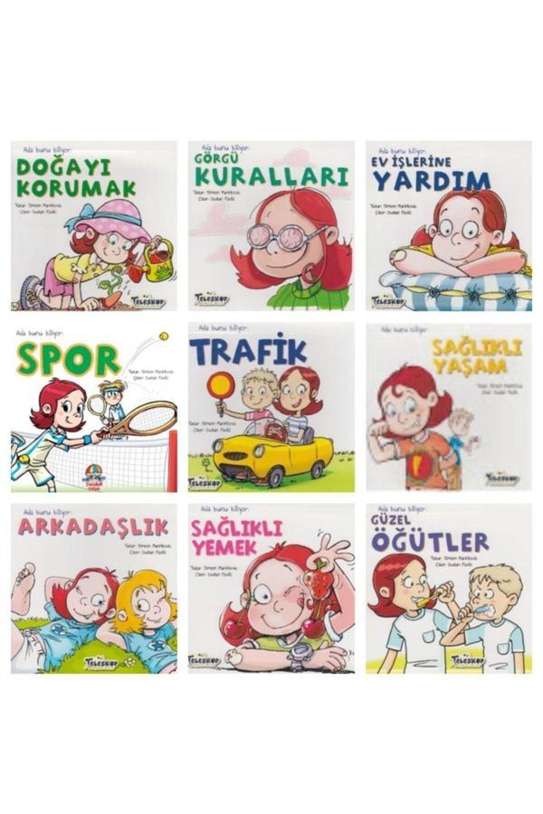 Yağmur Çocuk Ada Bunu Biliyor Serisi Eğlenceli Okulöcesi Ve 1.Sınıf Kitaplığı Set 9 Kitap - Yağmur Çocuk - Image 1