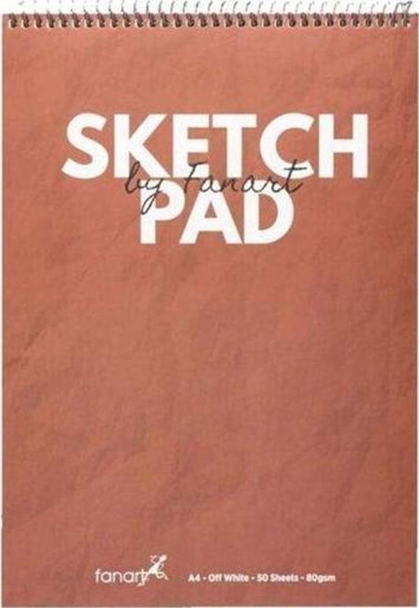 Fanart Academy Sketch Pad A5 Bordo 80gr Spiralli 50yp - Image 1