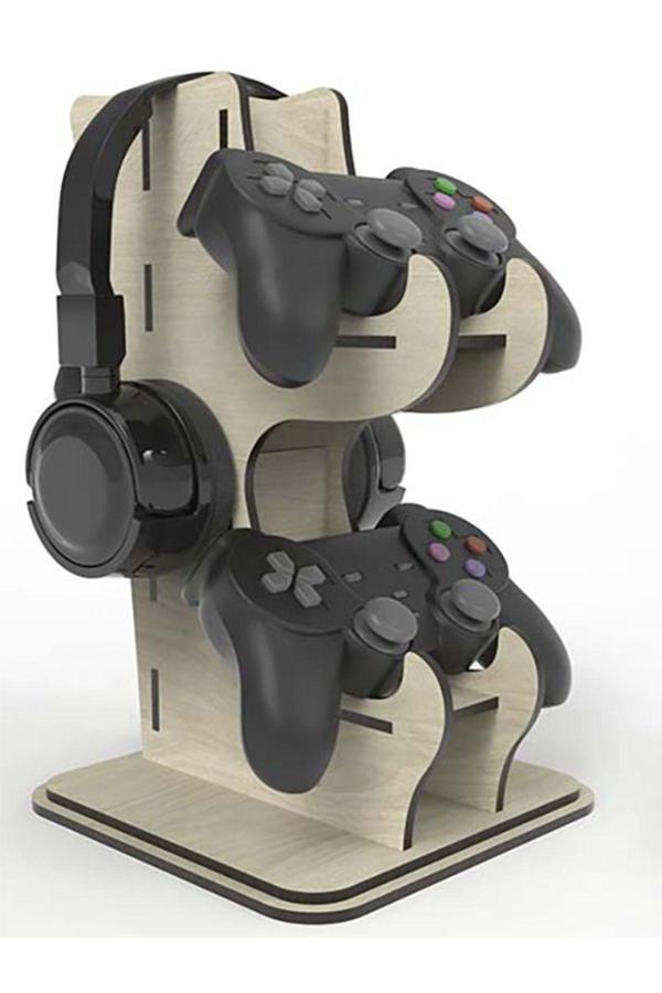 Mars Gamepad Joystıck Kumanda Kulaklık Standı – Xbox- Playstıtıon-Ps4-Ps5 Gamepad Stand - Image 1