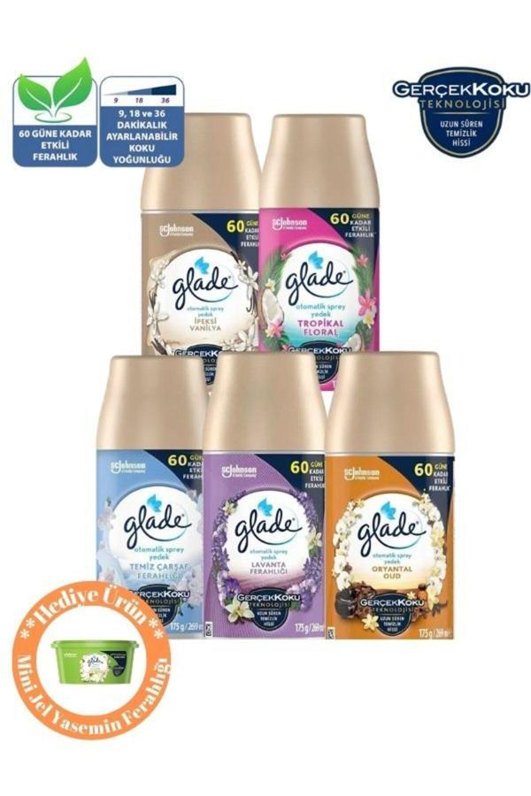 Glade Oda Kokusu Yedek Sprey Tüm Çeşitler 5 X 269 Ml. - Image 1