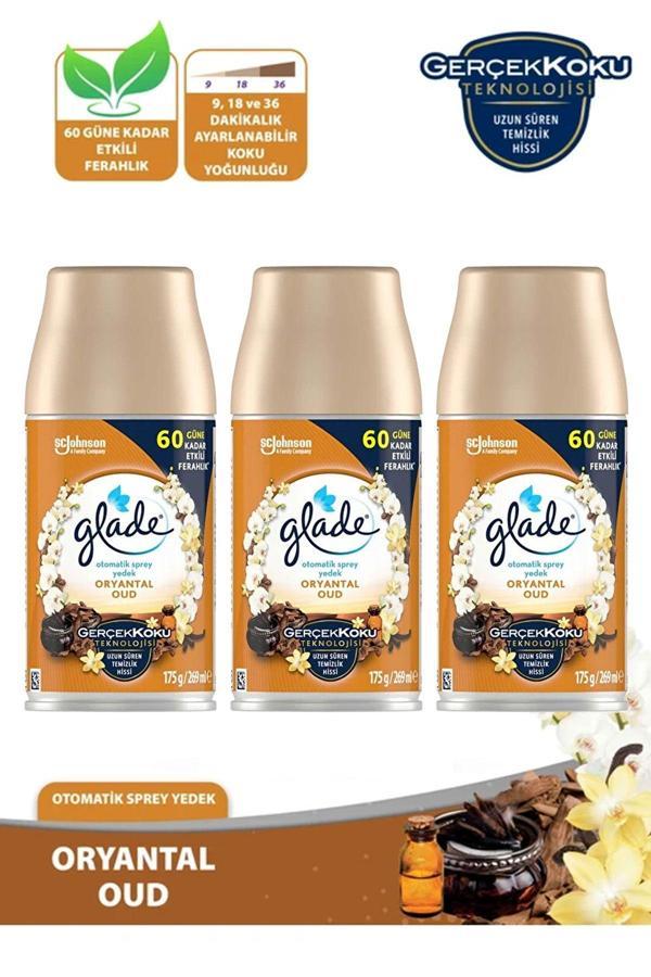 Glade Oda Kokusu Yedek Sprey Oryantal 3 X 269 Ml./175Gr. - Image 1