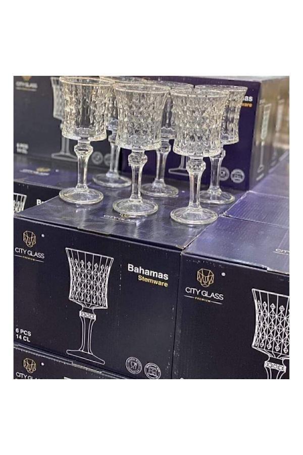 Plt Design Bahamas 6 Adet Ayaklı Kahve Yanı Su Bardağı 140 Ml - Image 1