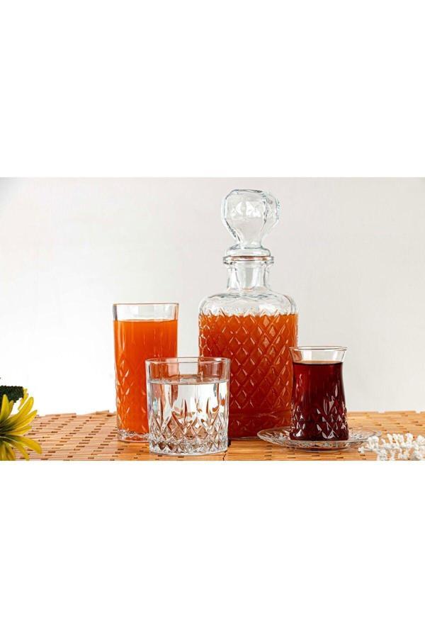 Plt Design Lav Odin 25 Parça Sofra Seti - Bardak Seti-Çay-Meşrubat-Su Bardağı Ve Karaf - Image 1