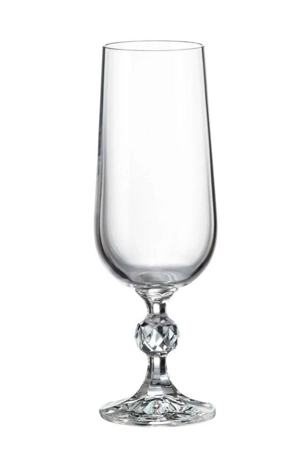 Bohemia Collection Sterna Kristal 6'Lı 180Cc Kahve Yanı Su Bardağı/Flüt Şampanya Kadehi Seti - Image 1